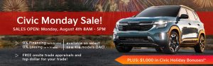 The Civic Monday Sale!