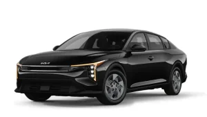 A black Kia K4 Sedan LX